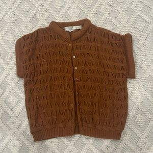 Vintage Brown Cardigan